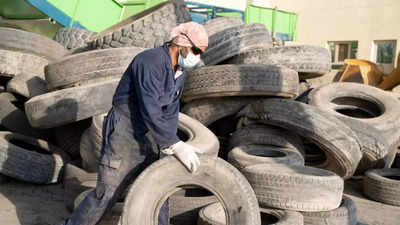  Kuwait's tyre graveyard given environmental makeover